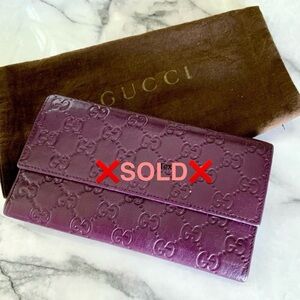 ❌sold❌Gucci guccissima leather pattern  wallet